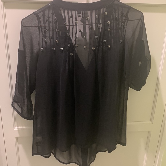 Sheer black blouse from Buckle - Picture 6 of 8